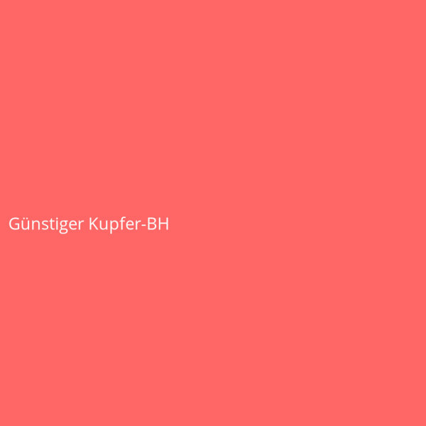 G&uuml;nstiger Kupfer-BH