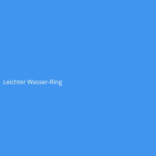 Leichter Wasser-Ring