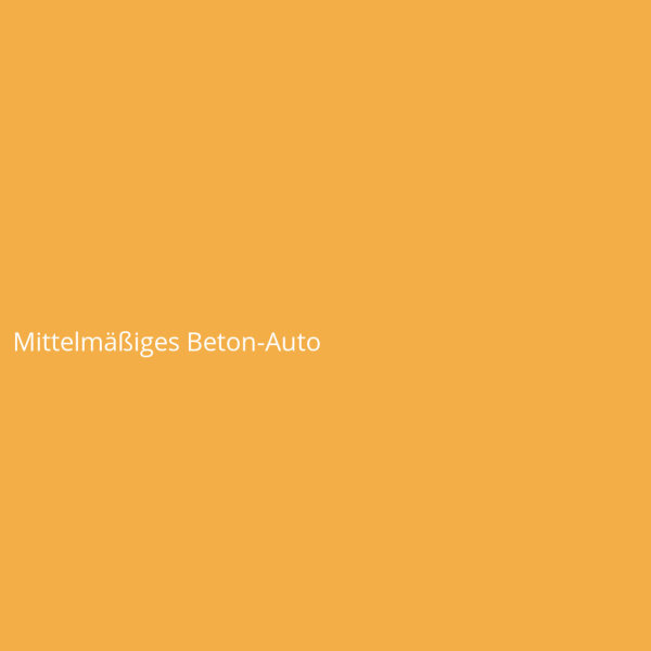 Mittelm&auml;&szlig;iges Beton-Auto